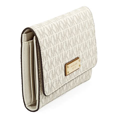 vanilla michael kors wallet|Michael Kors discontinued wallets.